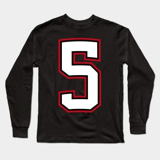 Number Five 5 Long Sleeve T-Shirt